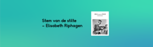 Omslag boek: stem van de stilte