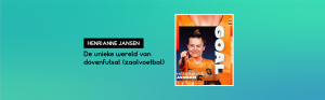 Henrianne portret foto in zaalvoetbal kleding