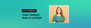 Portret en quote Lisa Westerveld