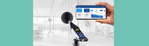 Audiometer met scherm met resultaten