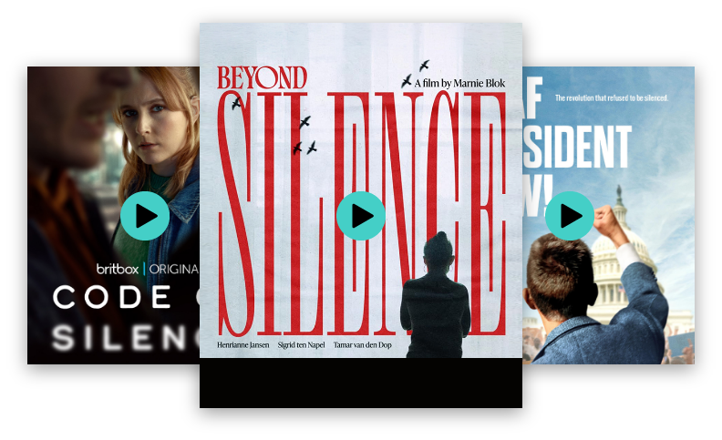 omslag van drie films