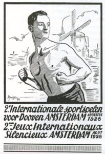 Poster-2e-Deaflympics-1928-Amsterdam